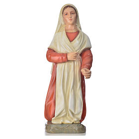Statue in polvere di marmo di Carrara: Statua Santa Bernadette 63 cm marmo colorato