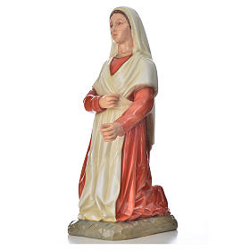 Statue in polvere di marmo di Carrara: Statua Santa Bernadette 63 cm marmo colorato