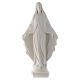 Madonna Miracolosa statua 74 cm marmo bianco s1