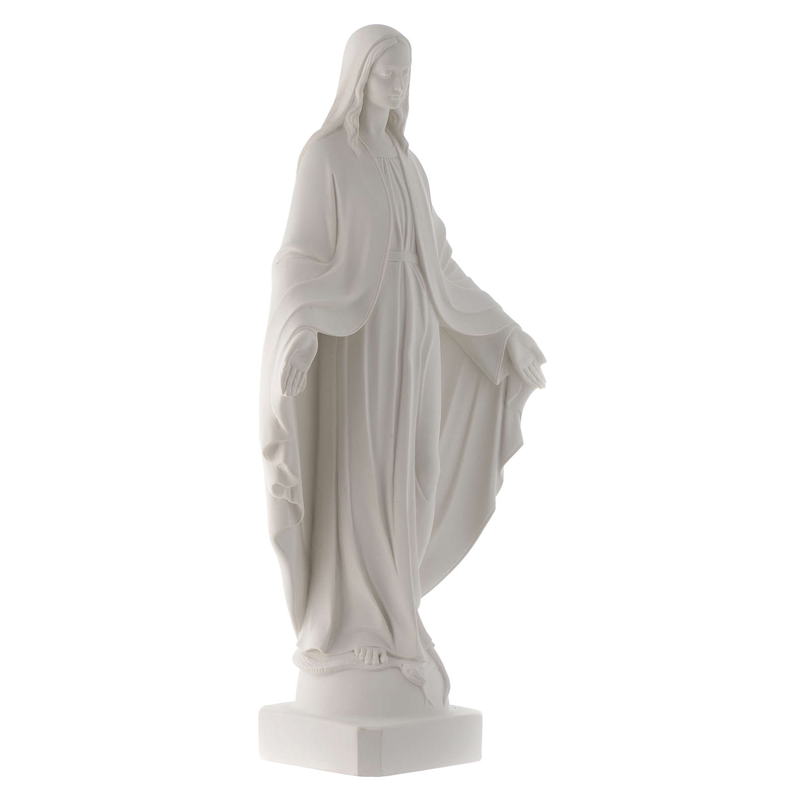 Immaculate Virgin Mary Statue Reconstituted Marble, 74cm 