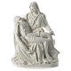 Pieta statue in marble dust 70 cm s1