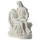 Pieta statue in marble dust 70 cm s3