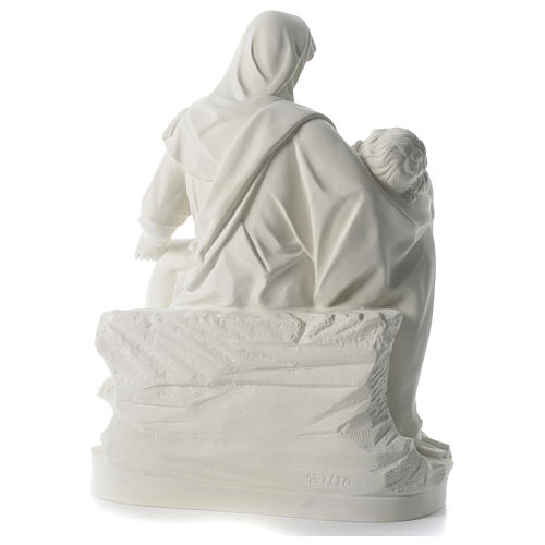 Estatua Piedad polvo de mármol 70 cm 5