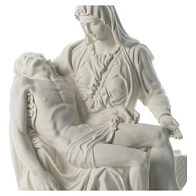Statue Pietà poudre de marbre 70 cm