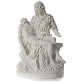Pieta statue in synthetic marble 100 cm