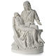 Pieta statue in synthetic marble 100 cm s1