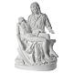 Pieta statue in synthetic marble 100 cm s1