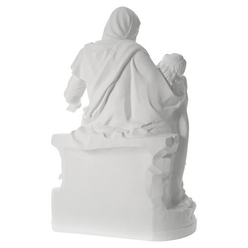 Statue Pietà marbre synthétique 100 cm 7