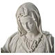 Statua Pietà marmo sintetico 100 cm s2