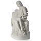 Statua Pietà marmo sintetico 100 cm s3