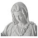 Pieta white marble statue 39 inc s4
