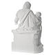 Pieta white marble statue 39 inc s7