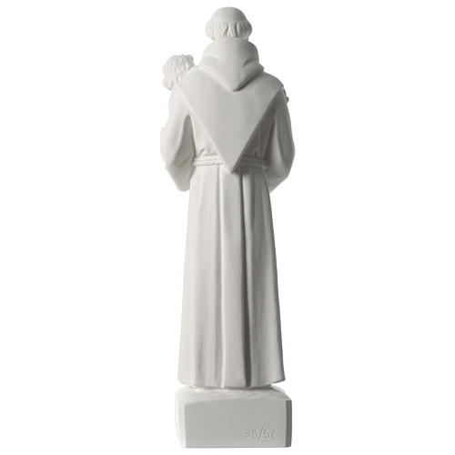 Saint Anthony of Padua in synthetic marble 56 cm 5