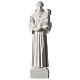 Saint Anthony of Padua in synthetic marble 56 cm s1