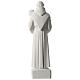 Saint Anthony of Padua in synthetic marble 56 cm s5