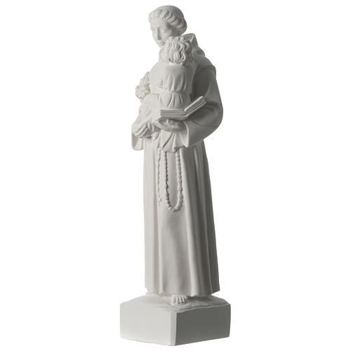 Święty Antoni z Padwy marmur syntetyczny 56 cm 3