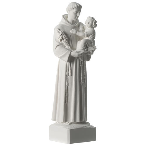 Saint Anthony of Padua composite marble statue 22 inches 4