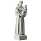 Saint Anthony of Padua composite marble statue 22 inches s4