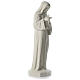 Saint Rita statue in white marble dust 100 cm s4