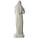 Statua Santa Rita polvere di marmo bianco 100 cm s5