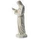 Figura Święta Rita proszek marmurowy biały 100 cm s3