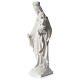 Our Lady of Mount Carmel white composite marble statue 31 inches s3