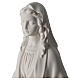 Our Lady of Graces white composite marble statue 16 inches s2