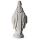 Our Lady of Graces white composite marble statue 16 inches s5