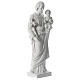 Saint Joseph white composite marble statue 31 inches s3