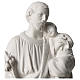 Statue Saint Joseph marbre synthétique 50 cm s2