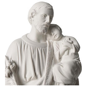 Statua San Giuseppe marmo sintetico 50 cm