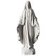 Madonna Miracolosa marmo sintetico bianco Carrara 35 cm s1