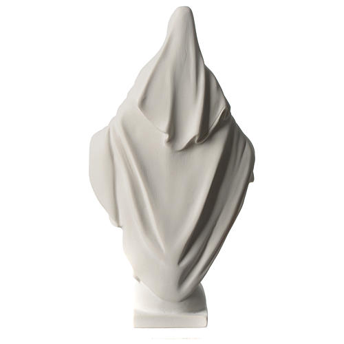 Our Lady of Miracles statue in synthetic marble 20 cm 4