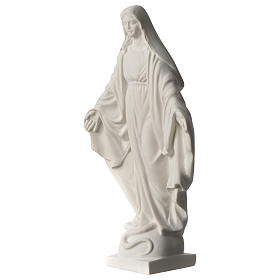 Estatua Virgen Milagrosa de mármol sintético 20 cm