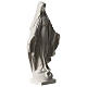 Estatua Virgen Milagrosa de mármol sintético 20 cm s3