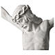 Corpus of Christ white composite marble statue 23.5 inches s2
