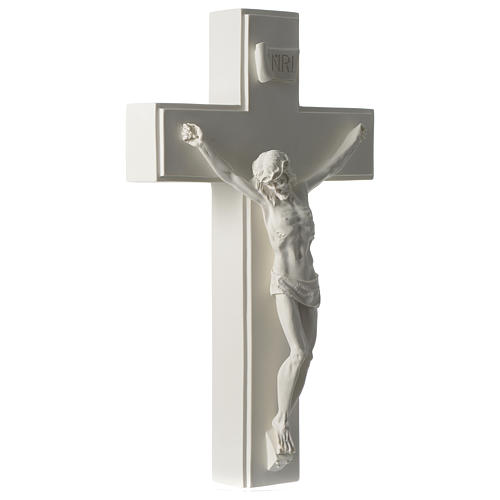 Crucifix in synthetic marble 60 cm 4