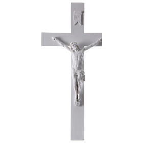 Crucifix in synthetic marble 50 cm
