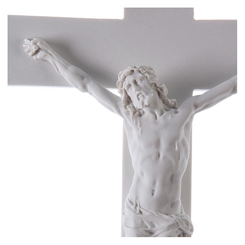 Crucifixo em mármore sintético 50 cm 3