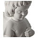 Angel with flowers composite marble statue 19 inc s2