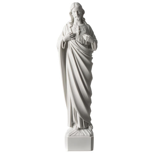 Statue Heiligstes Herz Jesus 45cm Kunstmarmor 1