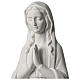 Madonna im Gebet aus synthetischen Marmor 80 cm hoch s2