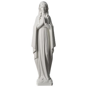 Our Lady praying marble statue 80 cm