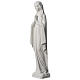 Our Lady praying marble statue 80 cm s3