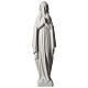 Vierge en prière marbre synthétique 80 cm s1