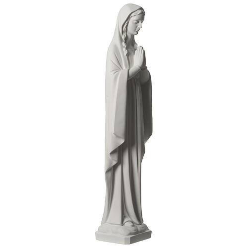 Nossa Senhora em oração mármore sintético 80 cm 4