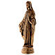 Miraculous Medal statue in bronzed marble powder composite 60 cm, OUTDOOR s3