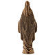 Virgen Milagrosa 45 cm bronceada polvo de mármol PARA EXTERIOR s6
