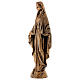 Madonna Miracolosa 45 cm bronzata polvere di marmo PER ESTERNO s3