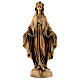 Miraculous Medal statue in bronzed marble powder composite 40 cm, OUTDOOR s1